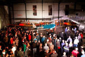 Aviodrome vliegtuig onthulling en opening Havilland